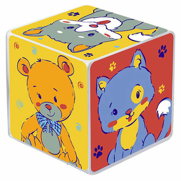 Игрушка-кубик Мир вокруг тебя с 6 мес ТМ Курносики