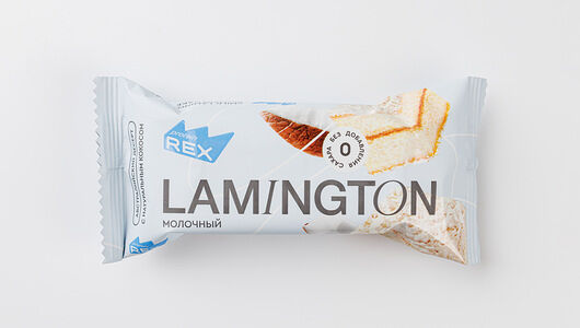 Пирожное протеиновое Protein Rex Lamington Молочный, 50г