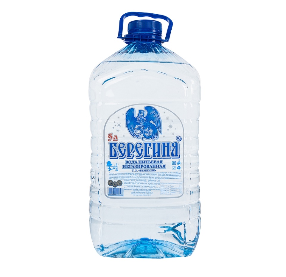 

Вода питьевая Берегиня негазированная 5 л