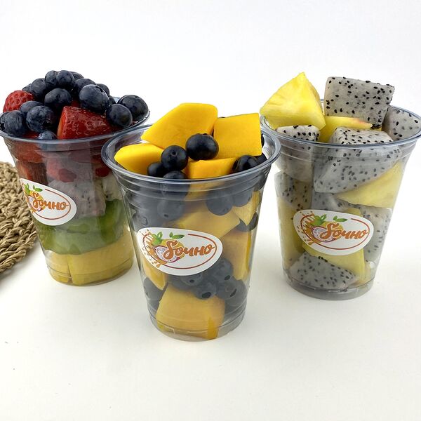 Комбо из экзотических фруктовых стаканчиков №3