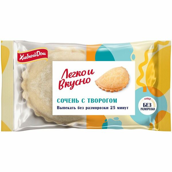 Сочень Хлебный Дом с творогом замороженный, 220г