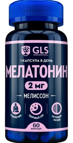БАД GLS Pharmaceuticals Мелиссон 60 капсул