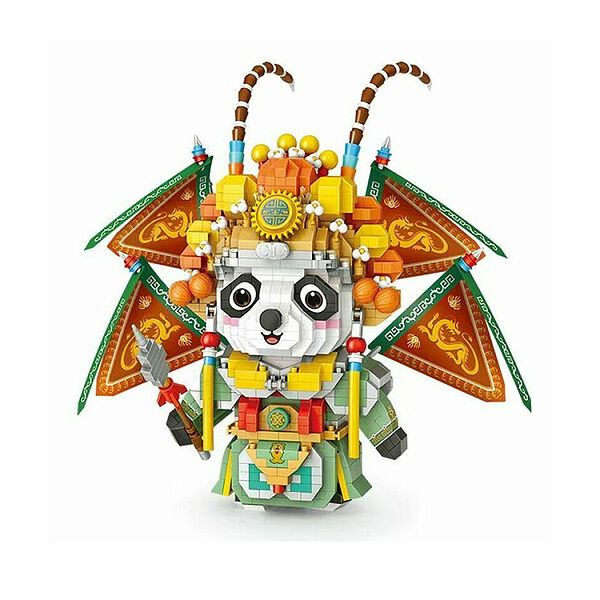 Конструктор LOZ 8107_MK Конструктор Панда из китайской оперы