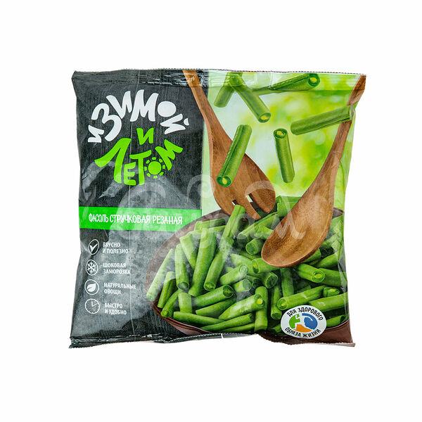 Фасоль Стручковая  и Зимой и Летом 400г Резаная зам пакет