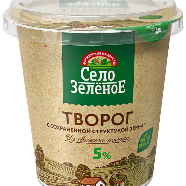 Творог Село Зеленое 5% 220г