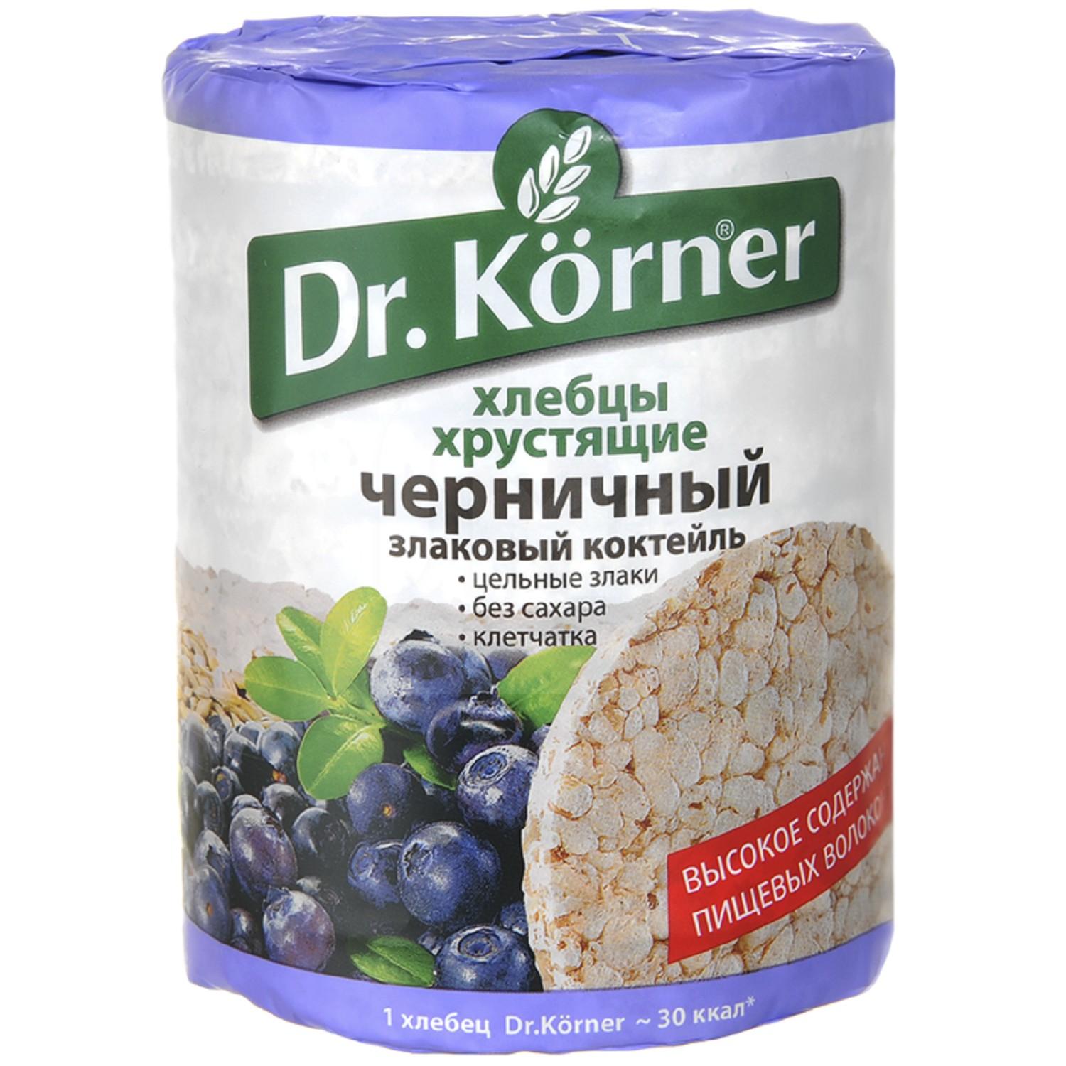 

Хлебцы Dr.Korner злаковый коктейль Черничный