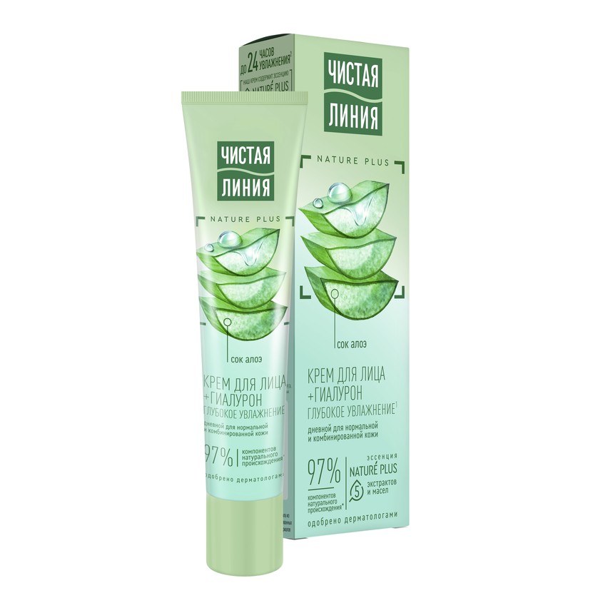 

Дневной крем для лица Чистая Линия легкий увлажняющий 40 мл