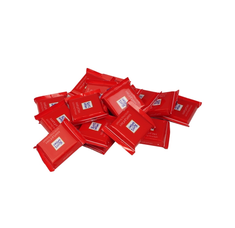 

Шоколад темный Ritter Sport с марципановой начинкой, вес