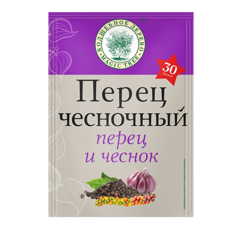 

Приправа Волшебное дерево Перец чесночный