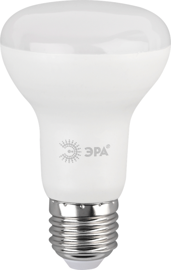

Лампа светодиодная ЭРА Эко R63 8Вт E27, холодный свет