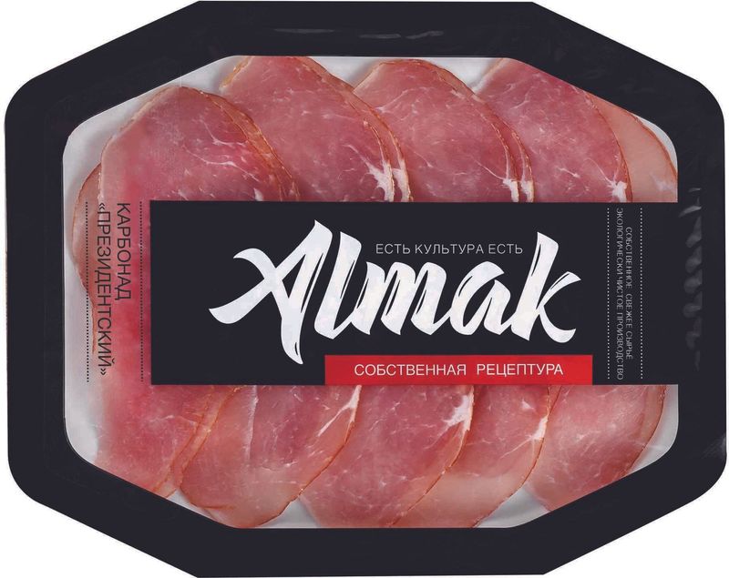 

Карбонад Almak Президентский сырокопченый 80 г