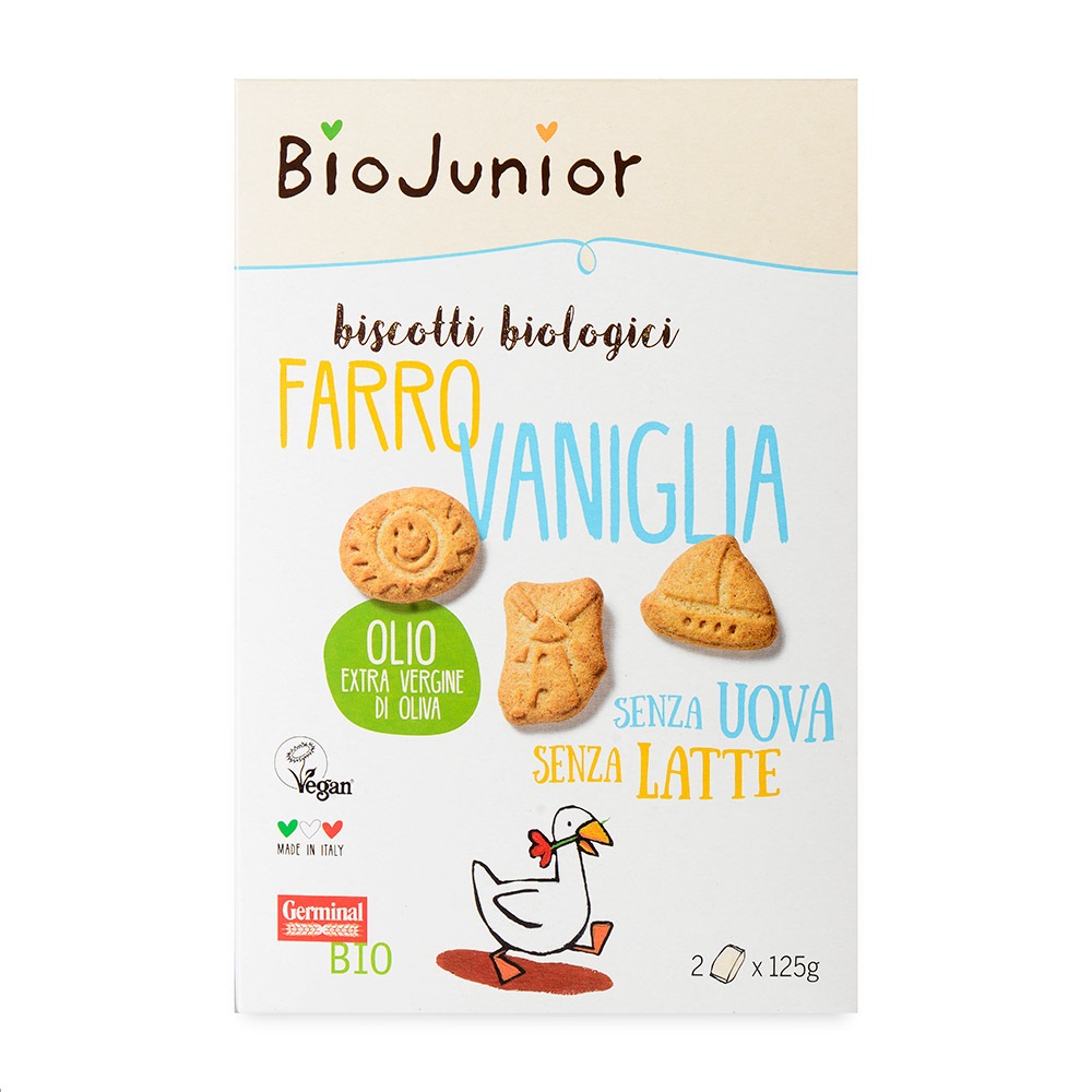 Печенье BioJunior Bio из спельты с ванилью