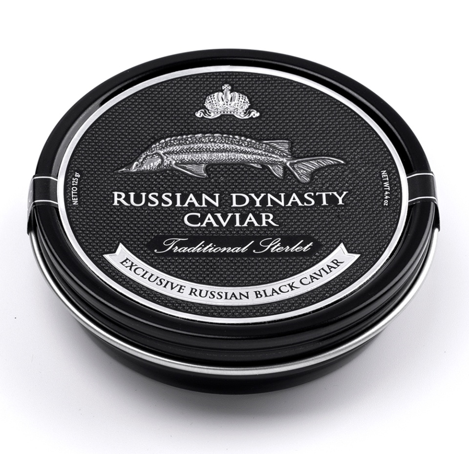 

Икра стерляди Russian dynasty зернистая забойная 125г, Россия