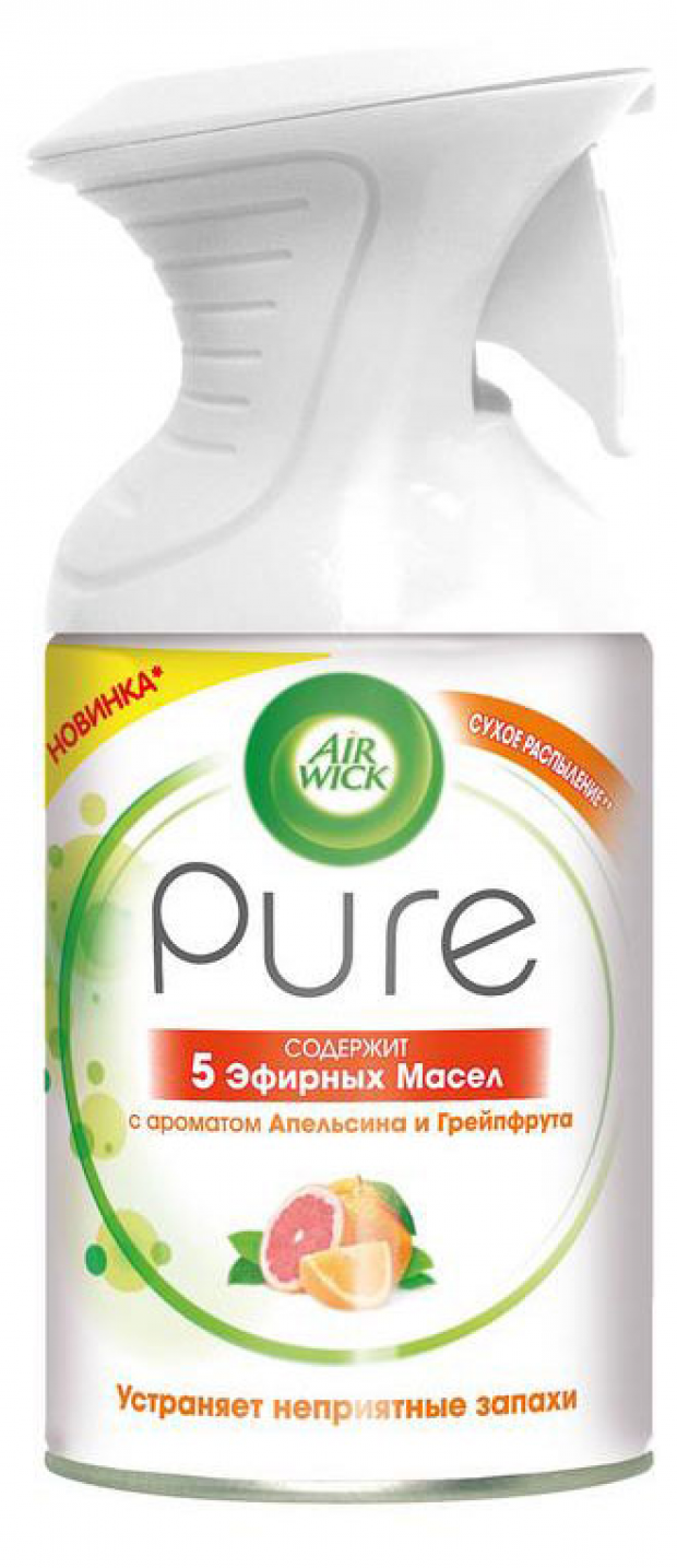 

Освежитель воздуха Air Wick Pure Апельсин-грейпфрут 250 мл