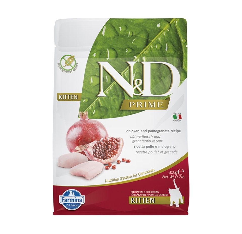 

Сухой корм для котят сухой Farmina N&D Prime курица с гранатом 300 г