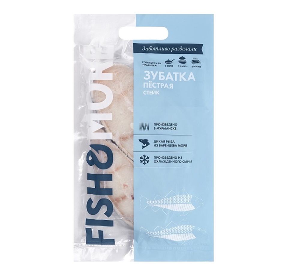 

Зубатка пёстрая Fish&More стейк 600 г