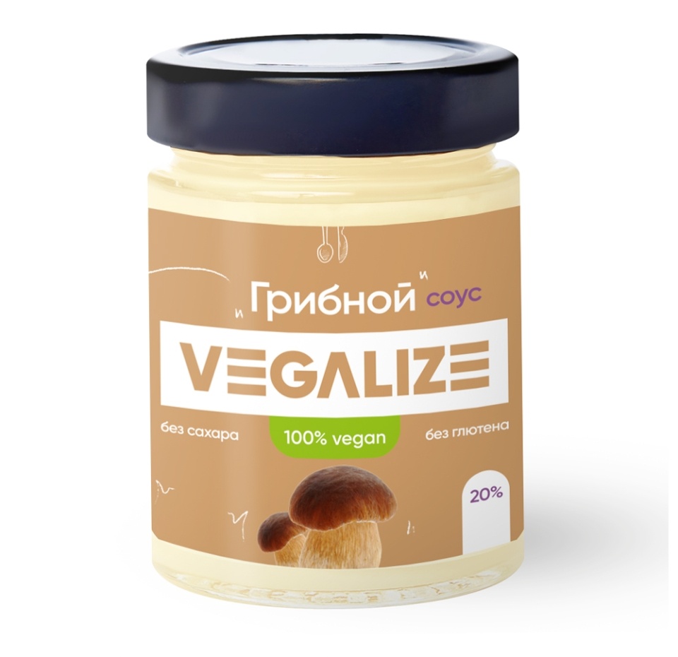 

Соус Vegalize грибной (веган) 240г, Россия