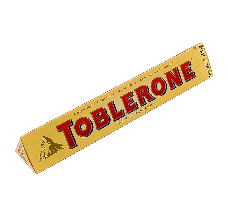

Шоколад Toblerone молочный с медово-миндальной нугой 100 г
