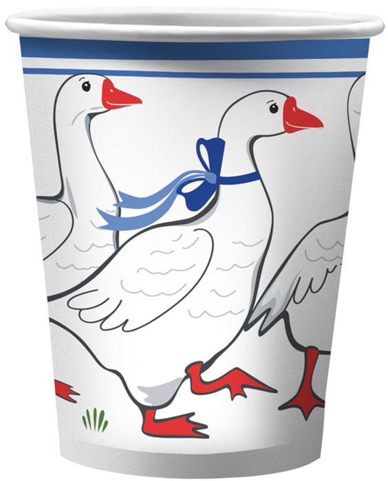 

Стаканы одноразовые бумажные ND Play Гуси-1 6 шт 250 мл