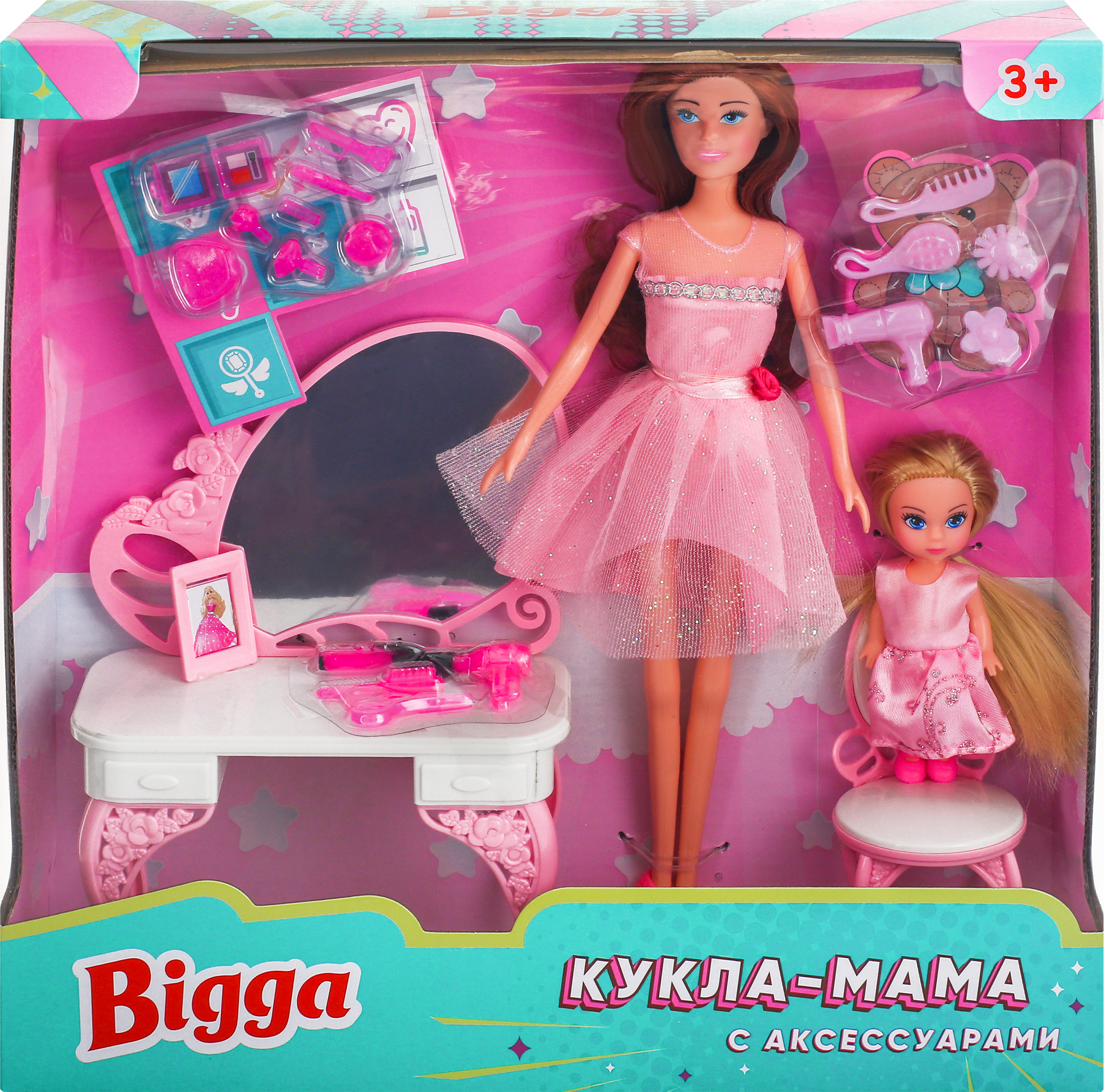 

Набор игровой BIGGA Кукла-мама с аксессуарами Арт. 66576