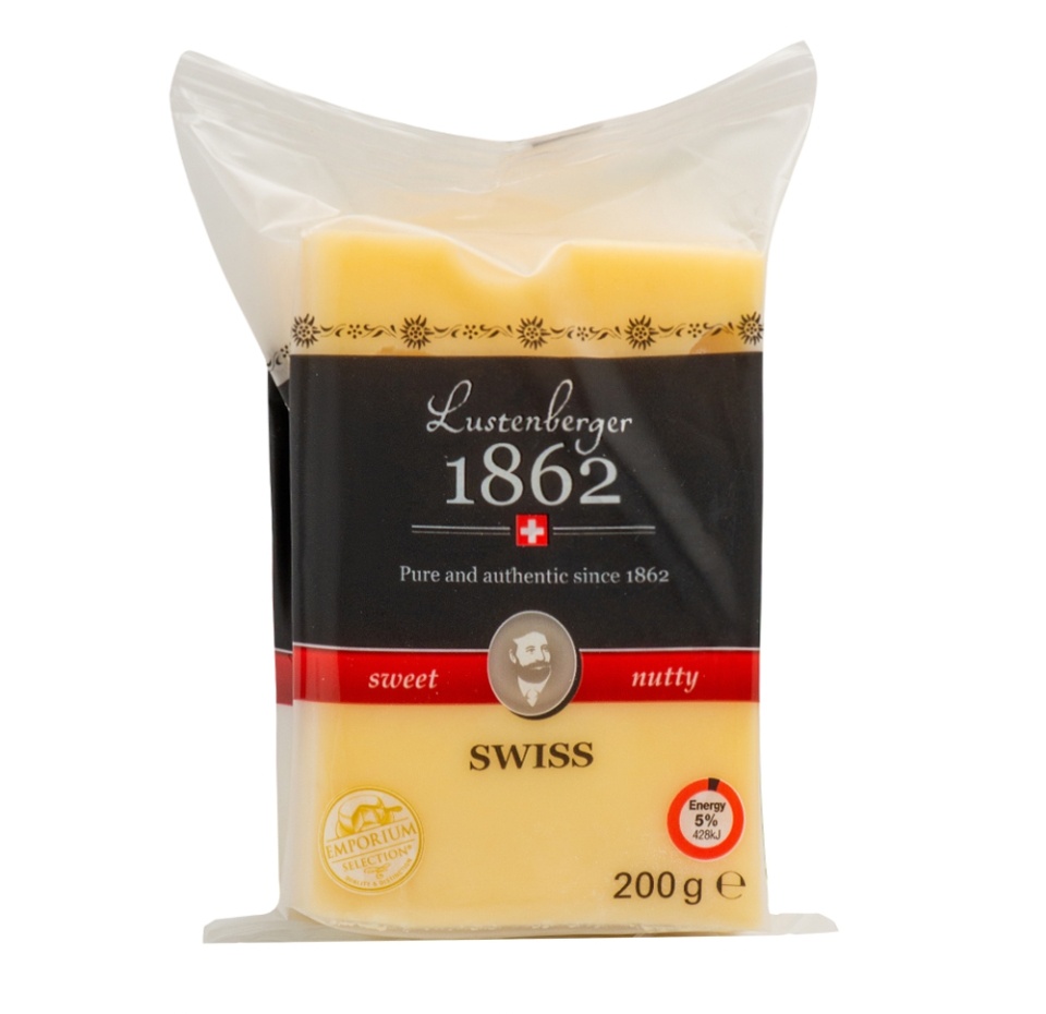 

Сыр полутвёрдый Lustenberger 1862 Орехово-сладкий 50% 200 г