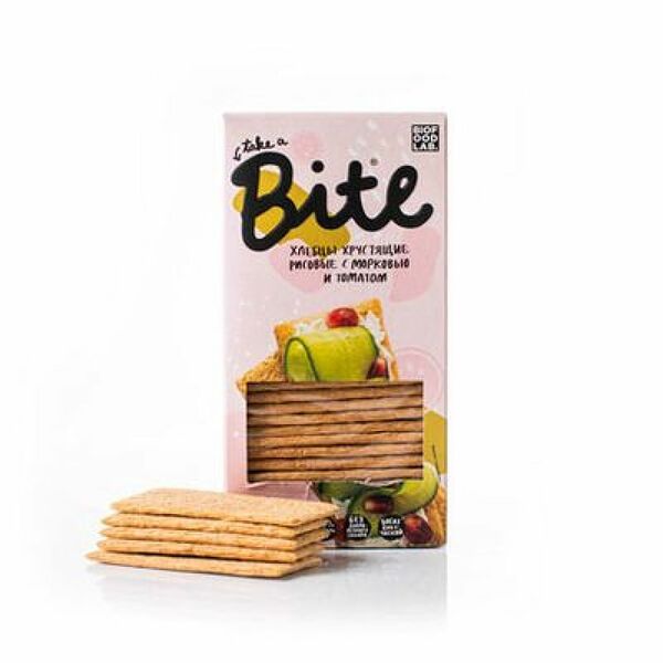 Хлебцы хрустящие рисовые с морковью и томатом