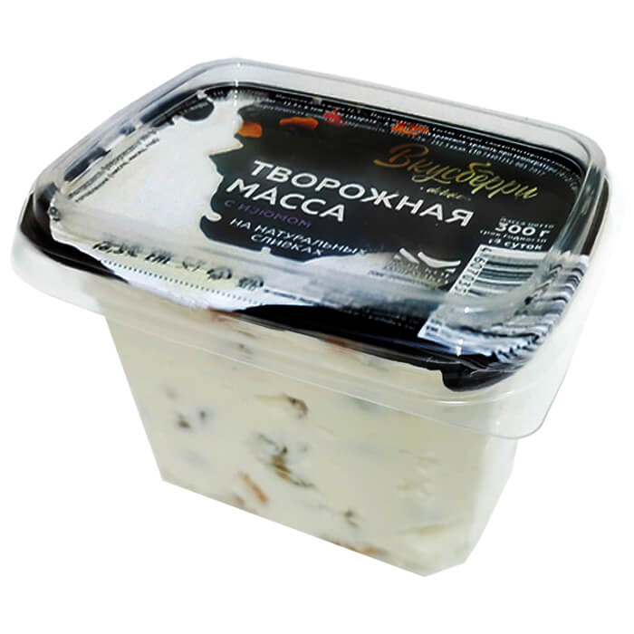 

Масса творожная Вкусберри Deluxe с изюмом 16,5% 300 г