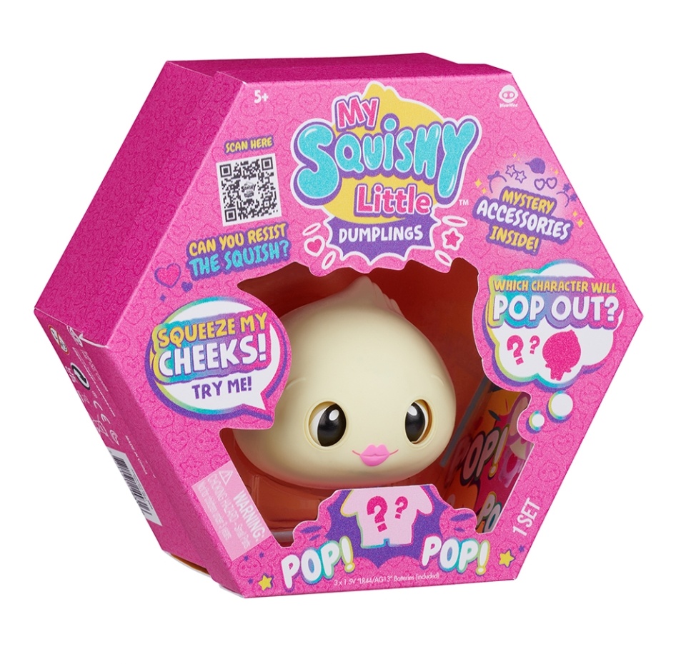 

Игрушка Wow Wee Маленький сквиш Ди розовый материал пластик, 5+, Китай