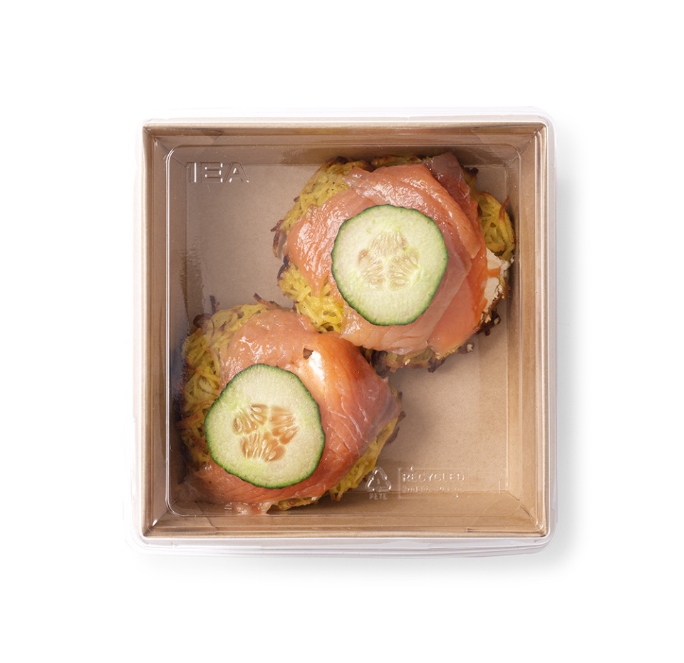 

Драники с форелью и сливочным сыром МК