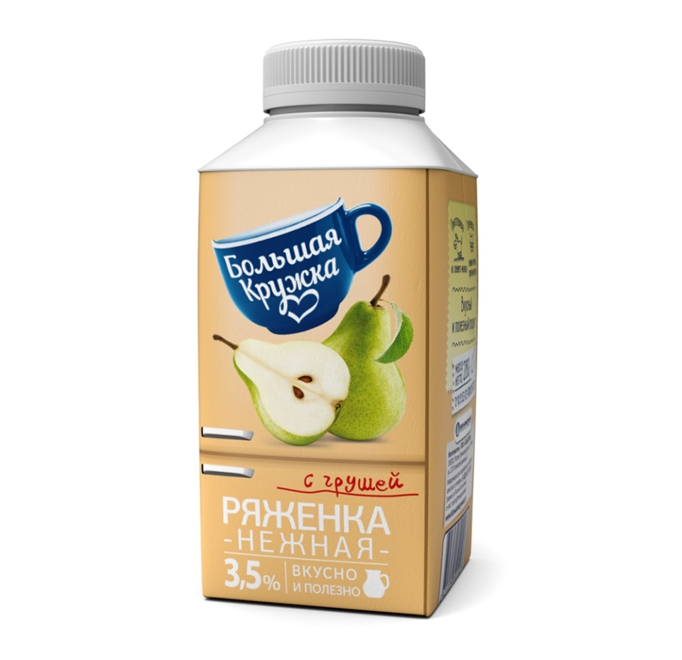 

Ряженка Большая кружка груша 3,5%, 280г
