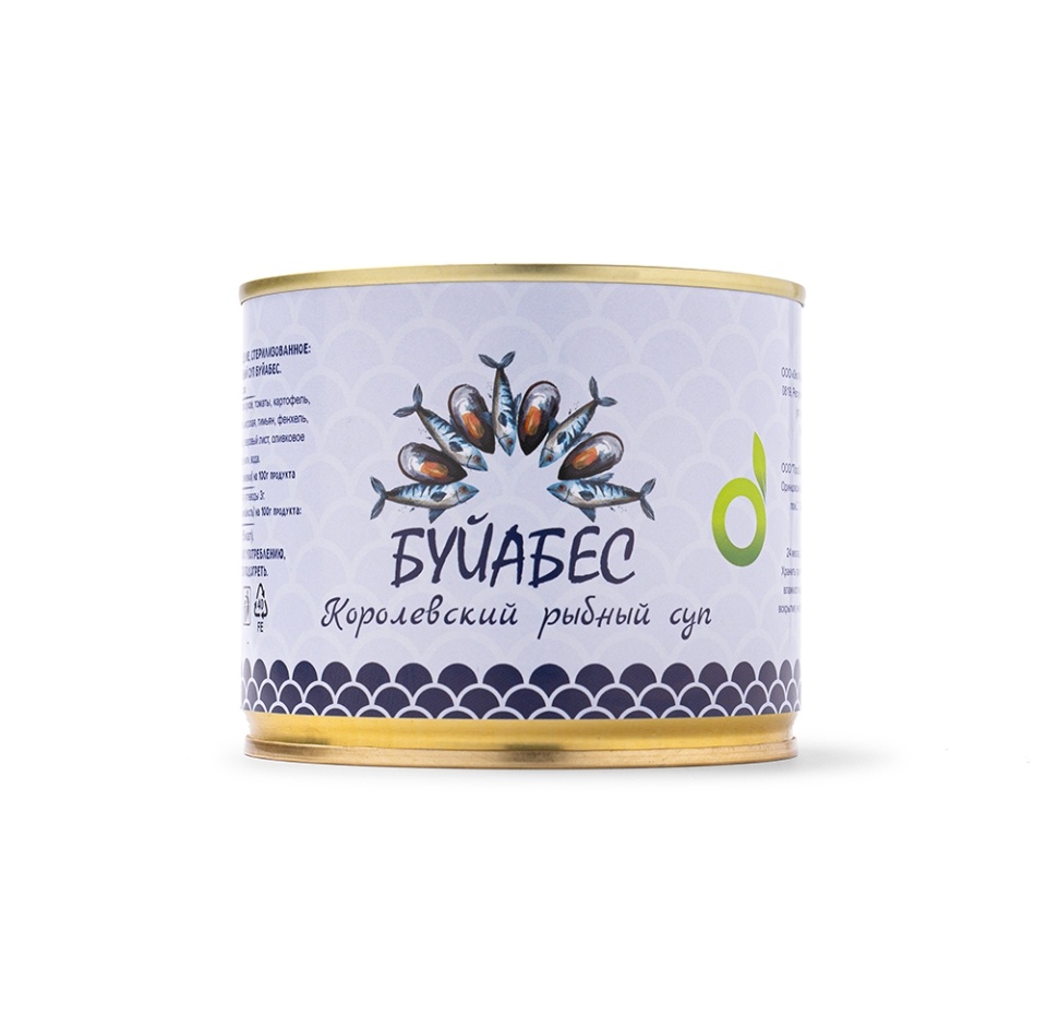 

Суп рыбный королевский Буйабес 530 г