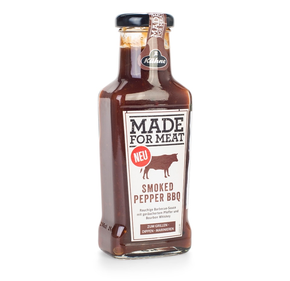

Соус томатный "Барбекю с копченым перцем" Kuhne Made for Meat 235мл