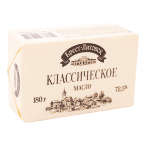 Масло сливочное Брест-Литовск 72.5% в Магнит со скидкой –25%