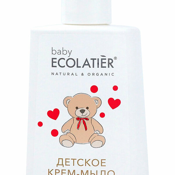 ECOLATIER Детское крем-мыло Мягкий уход 0+, 250 мл