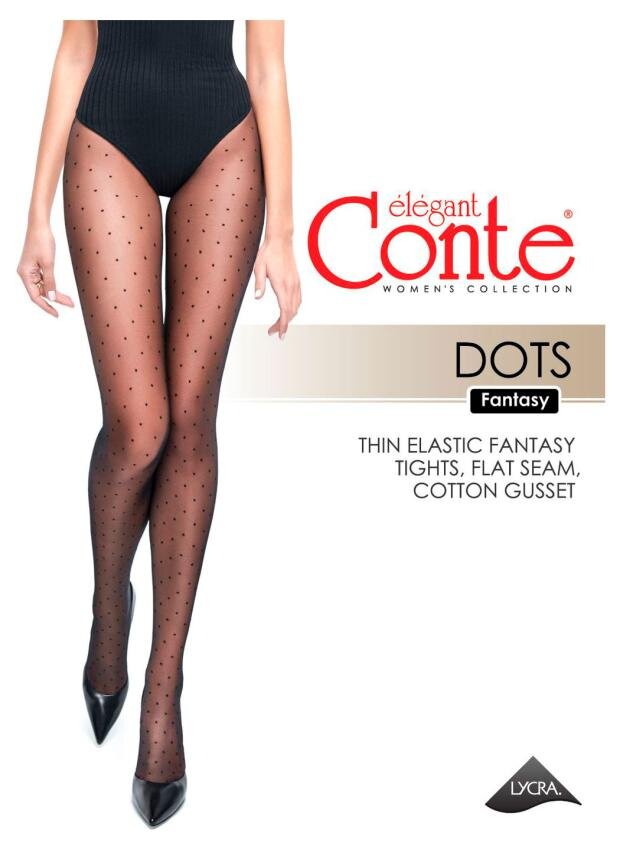 

Колготки женские Conte Elegant Fantasy Dots Nero р. 2