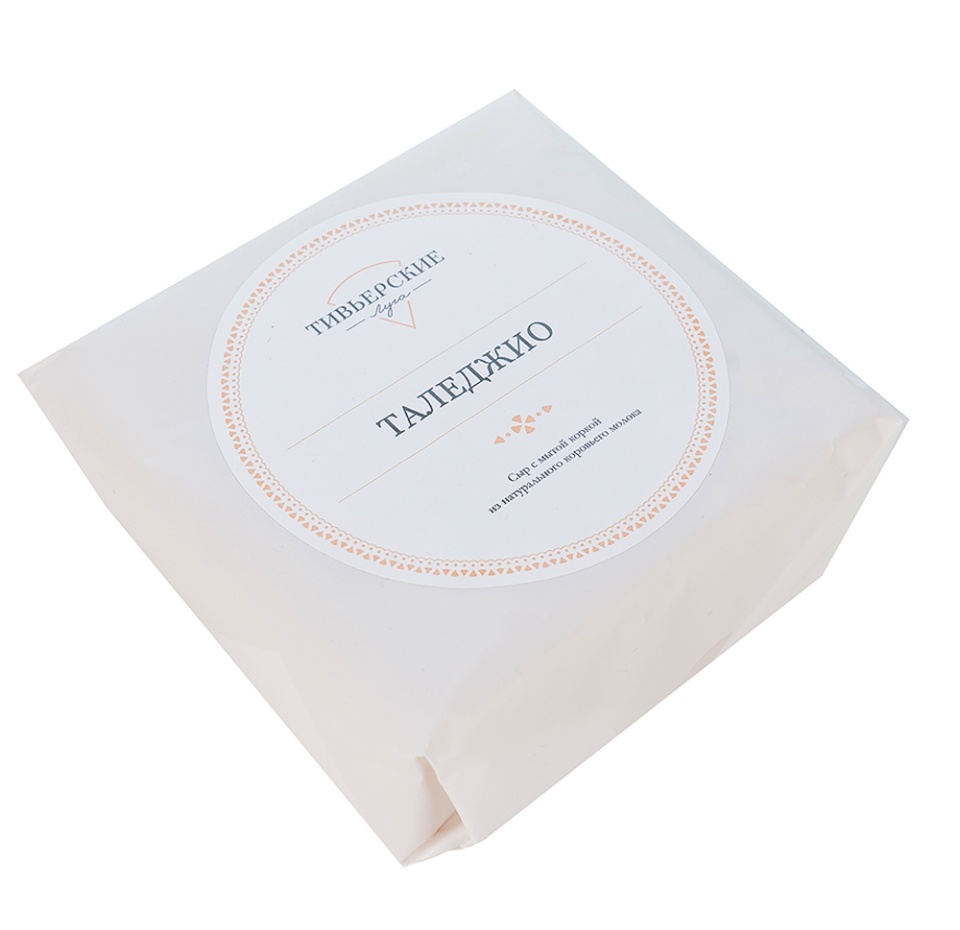 

Сыр с мытой корочкой «Таледжио» 55%, «ТИВЬЕРСКИЕ ЛУГА», Россия, БЗМЖ