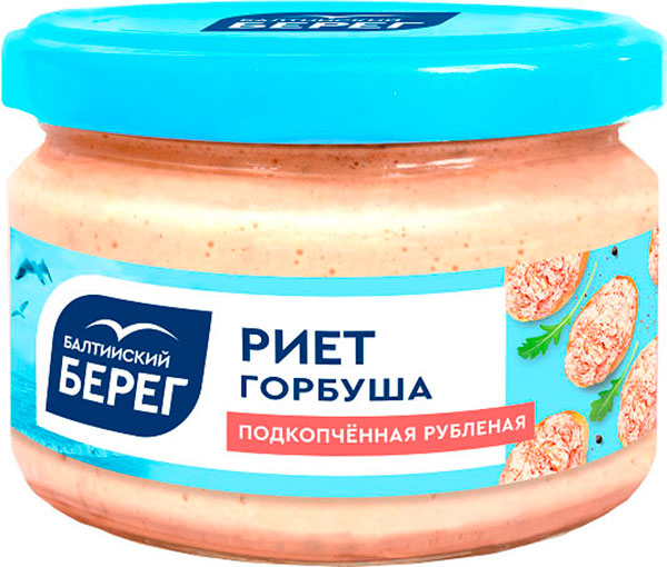 

Риет Балтийский Берег горбуша подкопченная рубленная