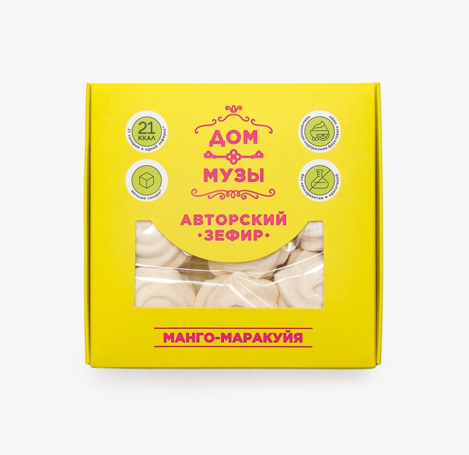 

Зефир Дом Музы манго-маракуйя 120г