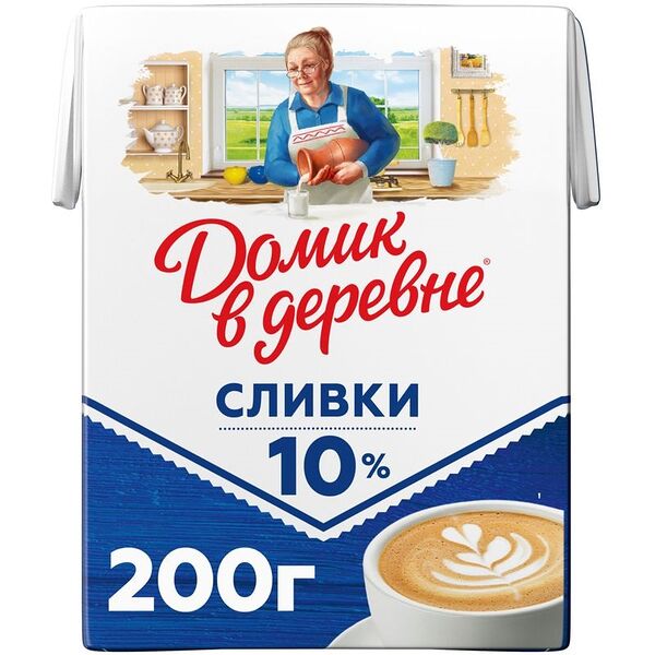 Сливки Домик в деревне 10%