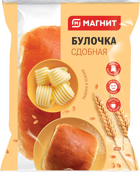 Булочка Магнит сдобная 100г