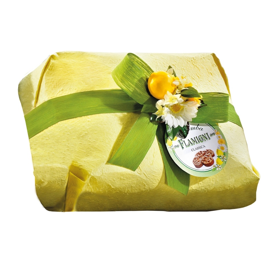 

Кулич с апельсиновыми цукатами и изюмом в подарочной упаковке, Flamigni, 1 кг, Италия