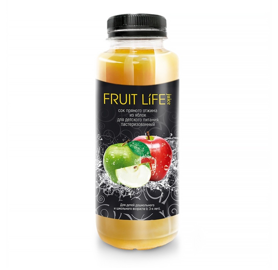 

Сок Fruit Life Juice Яблоко прямого отжима 330 мл