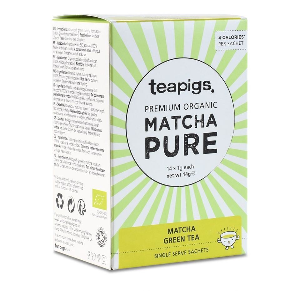 

Чай зеленый Teapigs Матча Organic 14 x