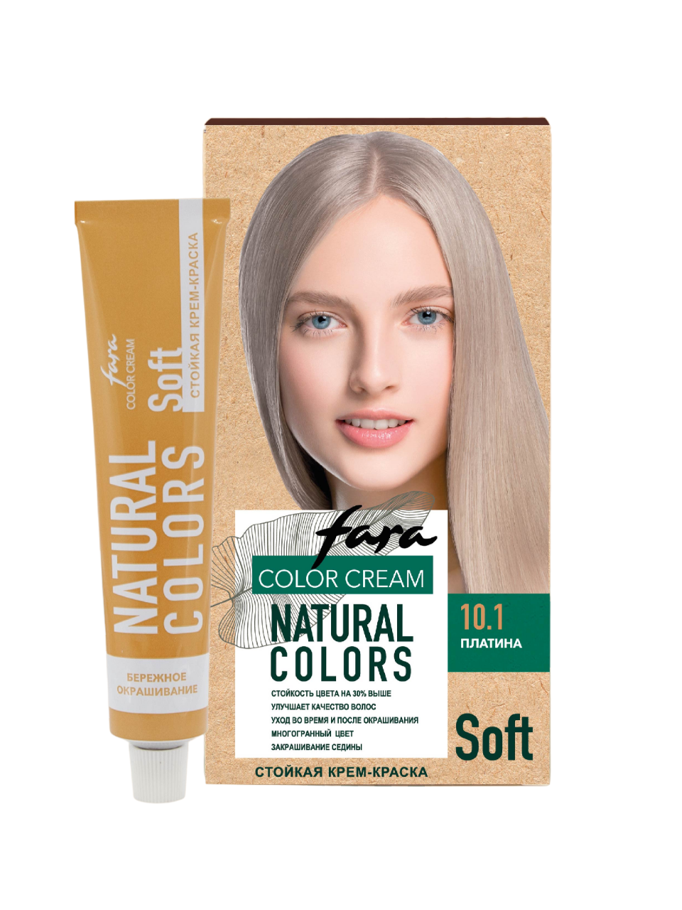 

Краска для волос Fara Natural 10.1 Платина