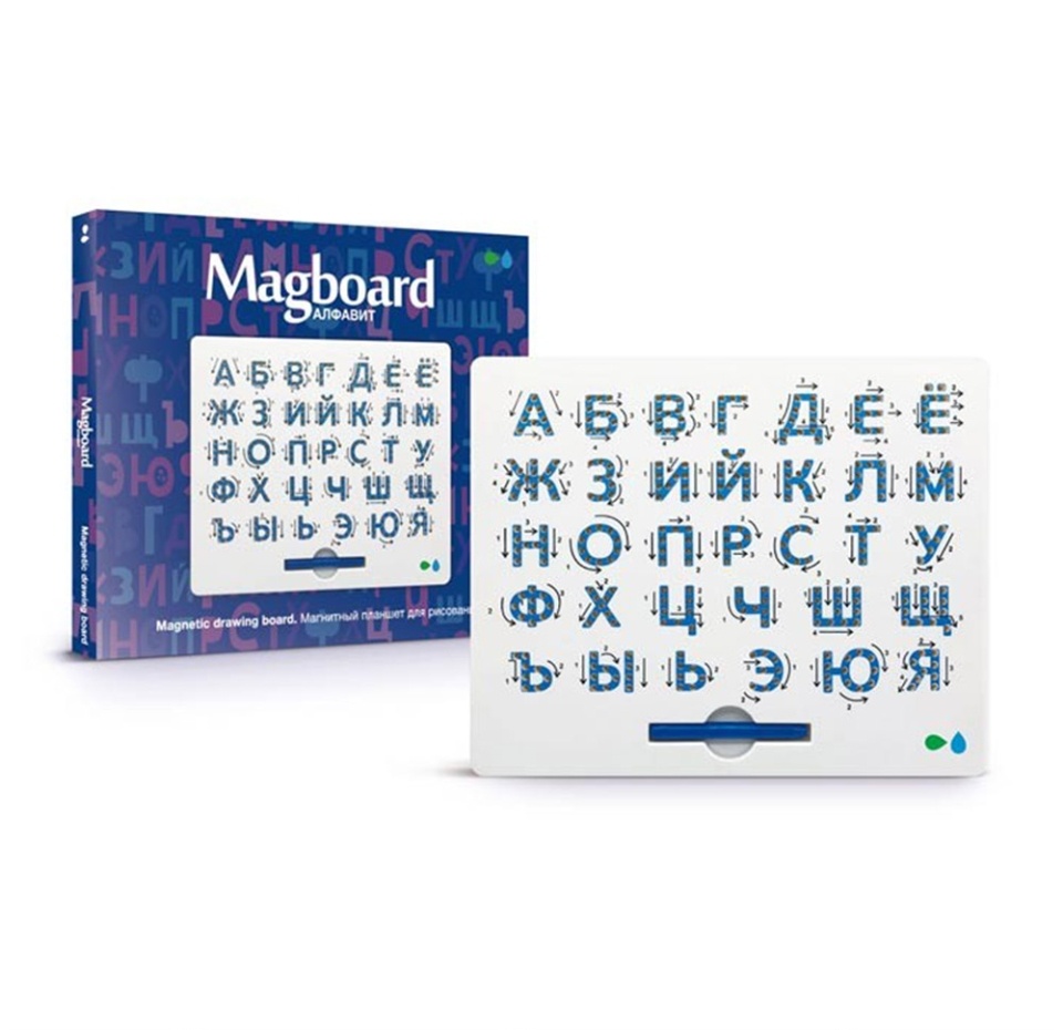 

Планшет для рисования Назад к истокам Magboard Алфавит магнитный 3+