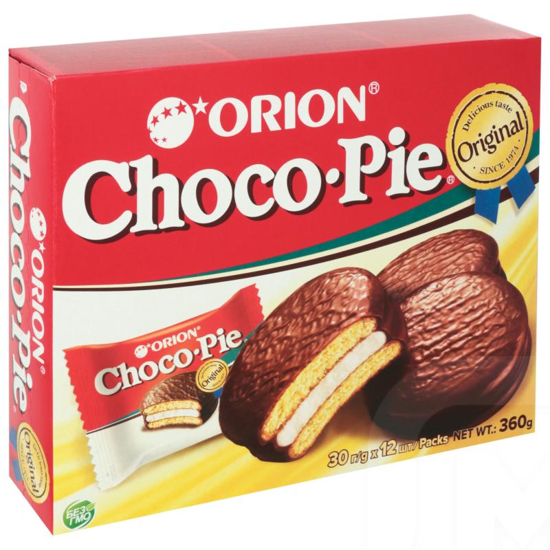 

Пирожное Orion Choco Pie в глазури 12шт*