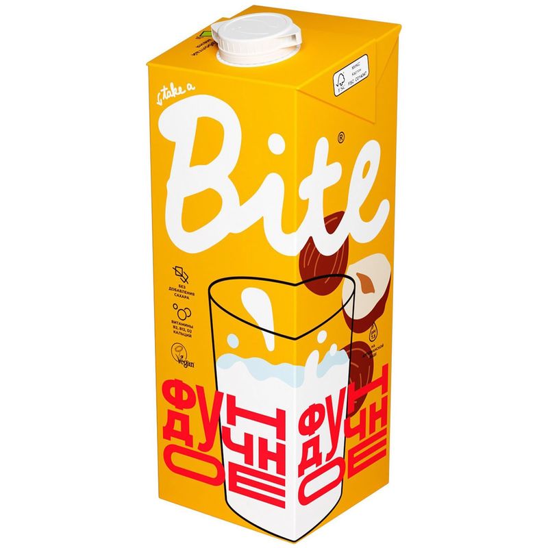 

Напиток растительный ультрапастеризованный Take a Bite Фундук 1л