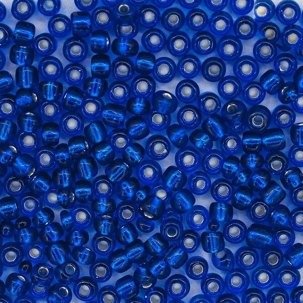 Бисер (стекло) 6/0, 15г, Astra&Craft(28 синий),упак