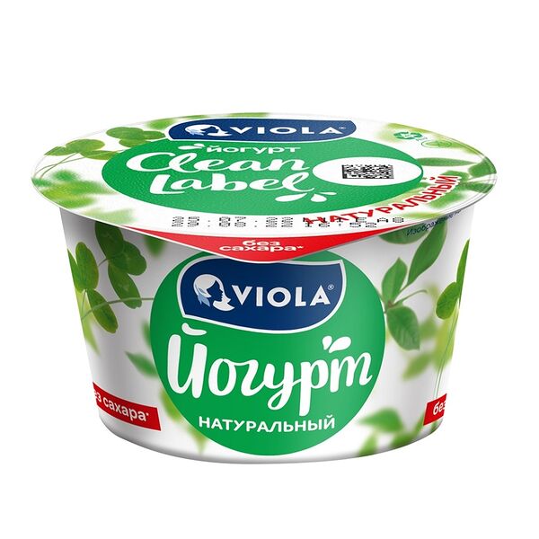 Йогурт Viola Clean Label Классический 3.4% 180г