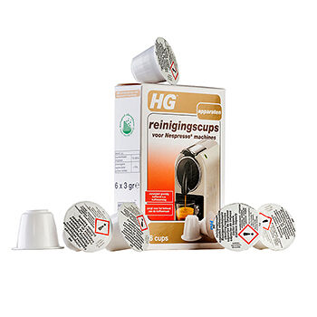 Средство для очистки кофемашин Nespresso, 6 шт. по 3 г, HG, Нидерланды